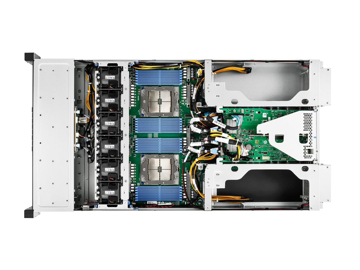 MiTAC B8261T85E8HR-2T-N - Server - Rack-Montage - 2U - zweiweg - keine CPU - NVMe - Hot-Swap 6.4 cm (2.5)