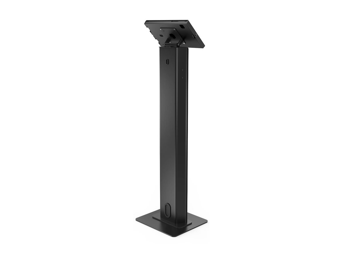 Compulocks Galaxy Tab A9+ Apex Enclosure Brandable Floor Stand Black - Aufstellung - f�r Tablett - Branding-f�hig - verriegelbar - Metallrahmen - Schwarz - Bildschirmgr��e: 27.9 cm (11)
