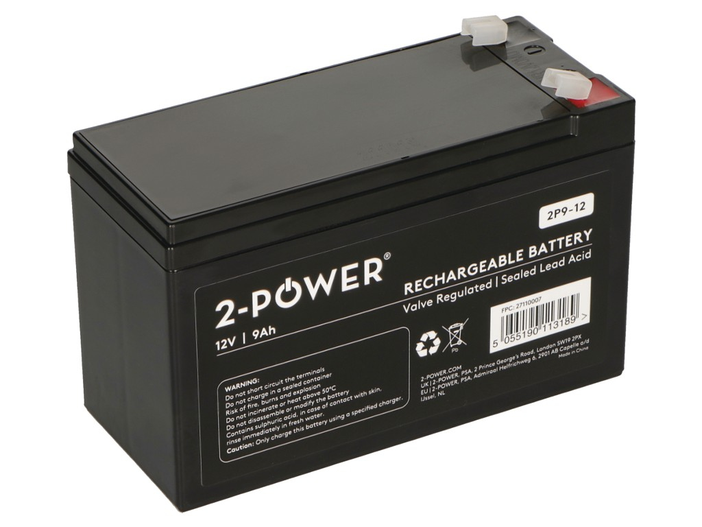 2-power For Multiple UPS Applications VRLA Battery NEW - Batterie - 9.000 mAh