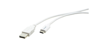 Kramer Electronics C-USB/CA-10 - 3 m - USB C - USB A - USB 2.0 - 0,48 Gbit/s - Wei