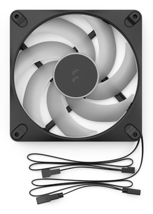 Fractal Design Dynamic 3 14 Rgb 3-Pack Black - Geh�use-L�fter - 30,8 dB