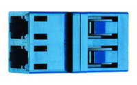 Telegrtner J08071A0002 adattatore di fibra ottica LC 1 pz Blu
