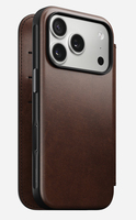 Nomad Modern Leather Folio iPhone 17 Pro Rustic Brown H.