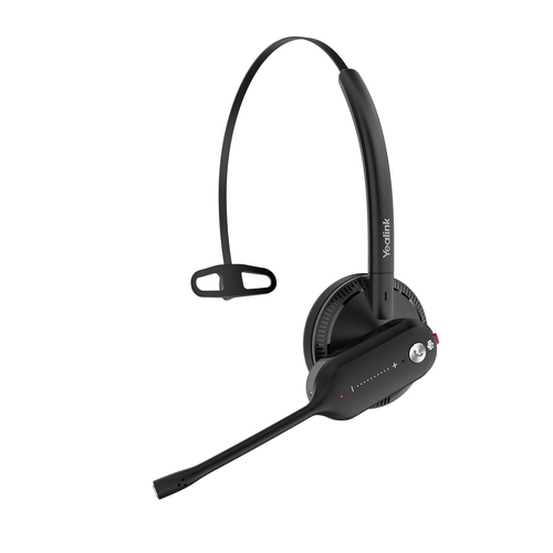 Yealink WH63 Portable Teams Auricolare Wireless A clip, A Padiglione, Passanuca Ufficio Base di ricarica Nero