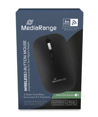 MediaRange MROS267 mouse Universale Ambidestro Bluetooth Ottico 2400 DPI