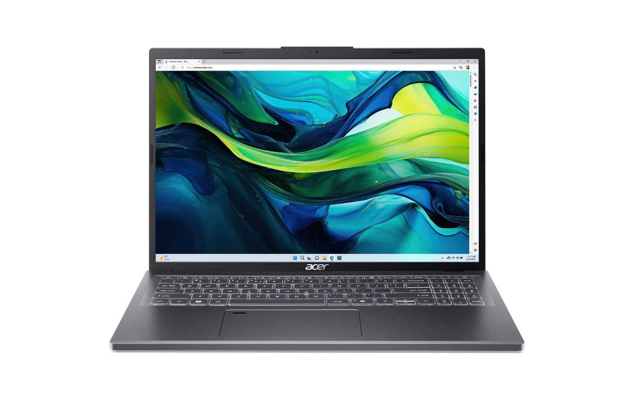 Acer Aspire 16 A16-51GM - Intel Core 7 150U / 1.8 GHz - Win 11 Home - GF RTX 2050 - 16 GB RAM - 1.024 TB SSD NVMe - 40.6 cm (16)