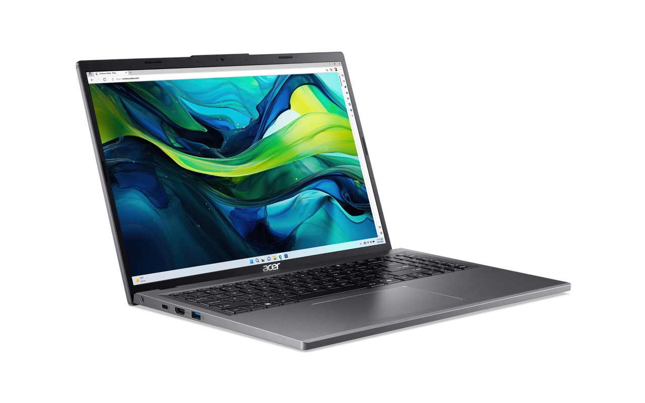Acer Aspire 16 A16-51GM - Intel Core 7 150U / 1.8 GHz - Win 11 Home - GF RTX 2050 - 16 GB RAM - 1.024 TB SSD NVMe - 40.6 cm (16)