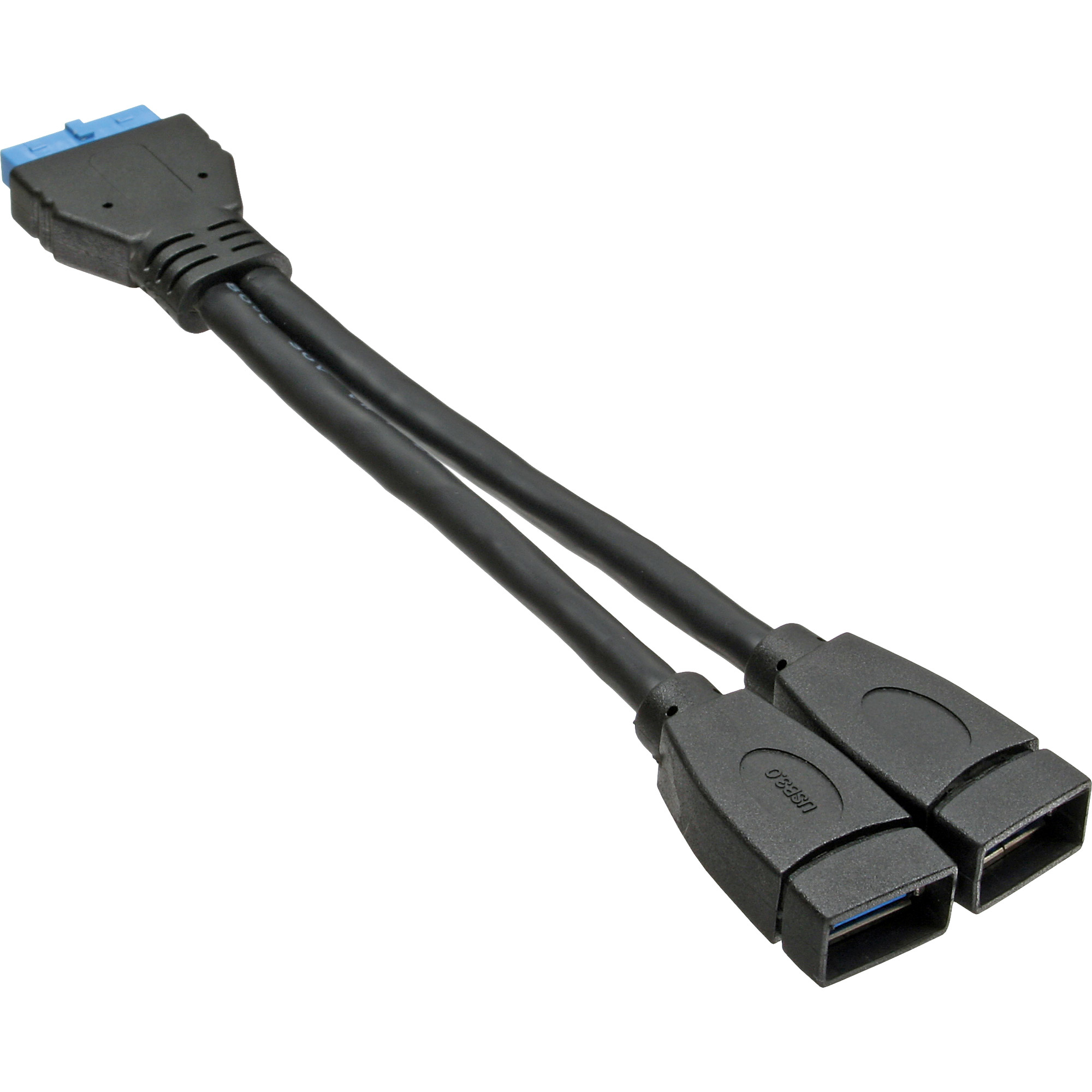 InLine USB 3.0 Adapter Cable internal 2x USB Type A female / mainboard header