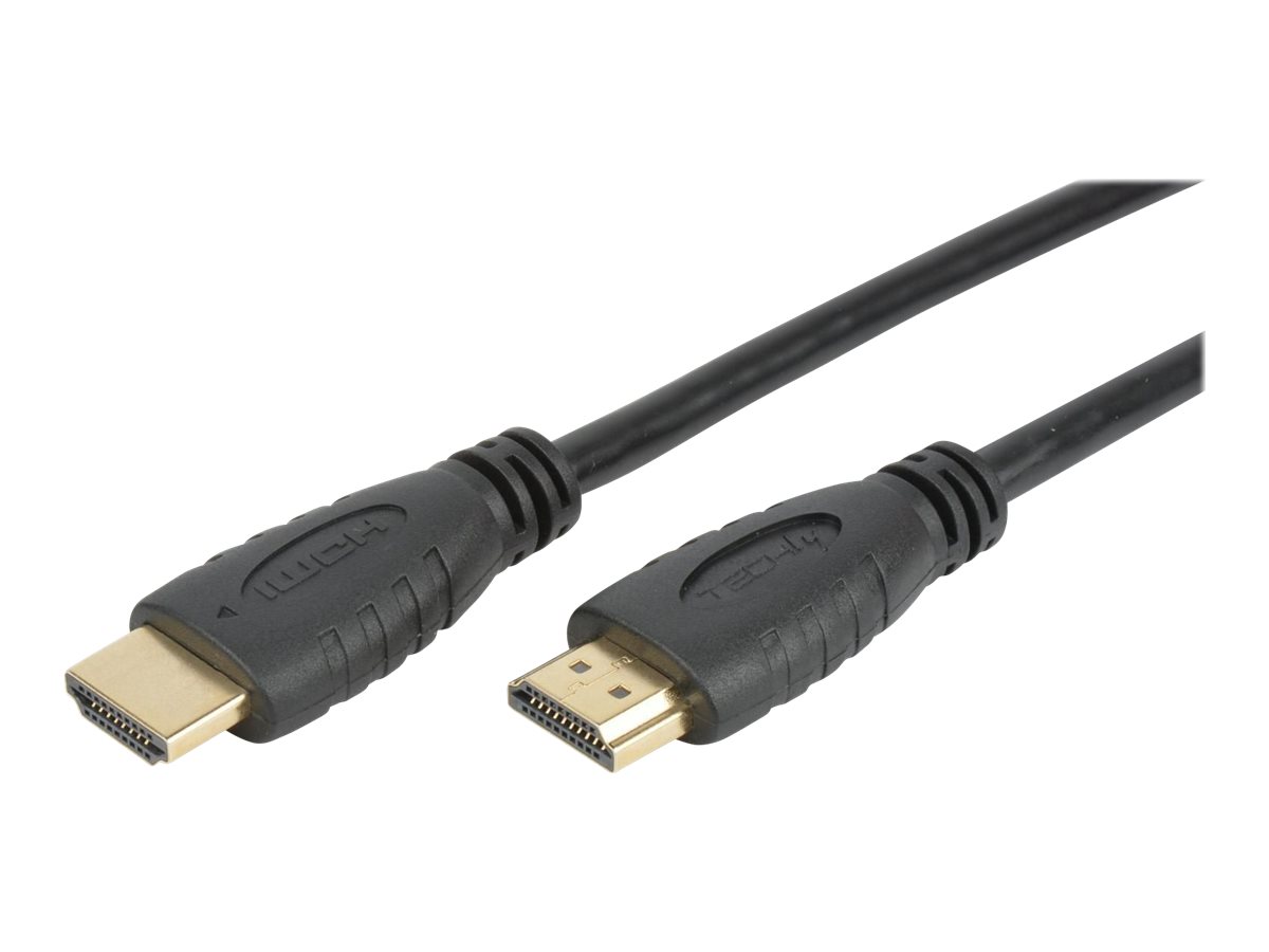 Techly ICOC-HDMI2-4-010 cavo HDMI 1 m HDMI tipo A (Standard) Nero