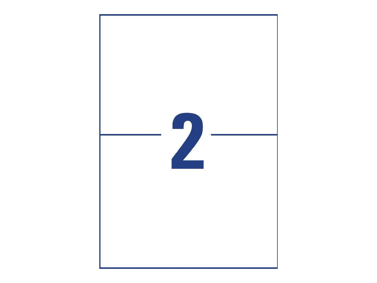 Avery L7916-10 self-adhesive label Rectangle Permanent White 20 pc(s)