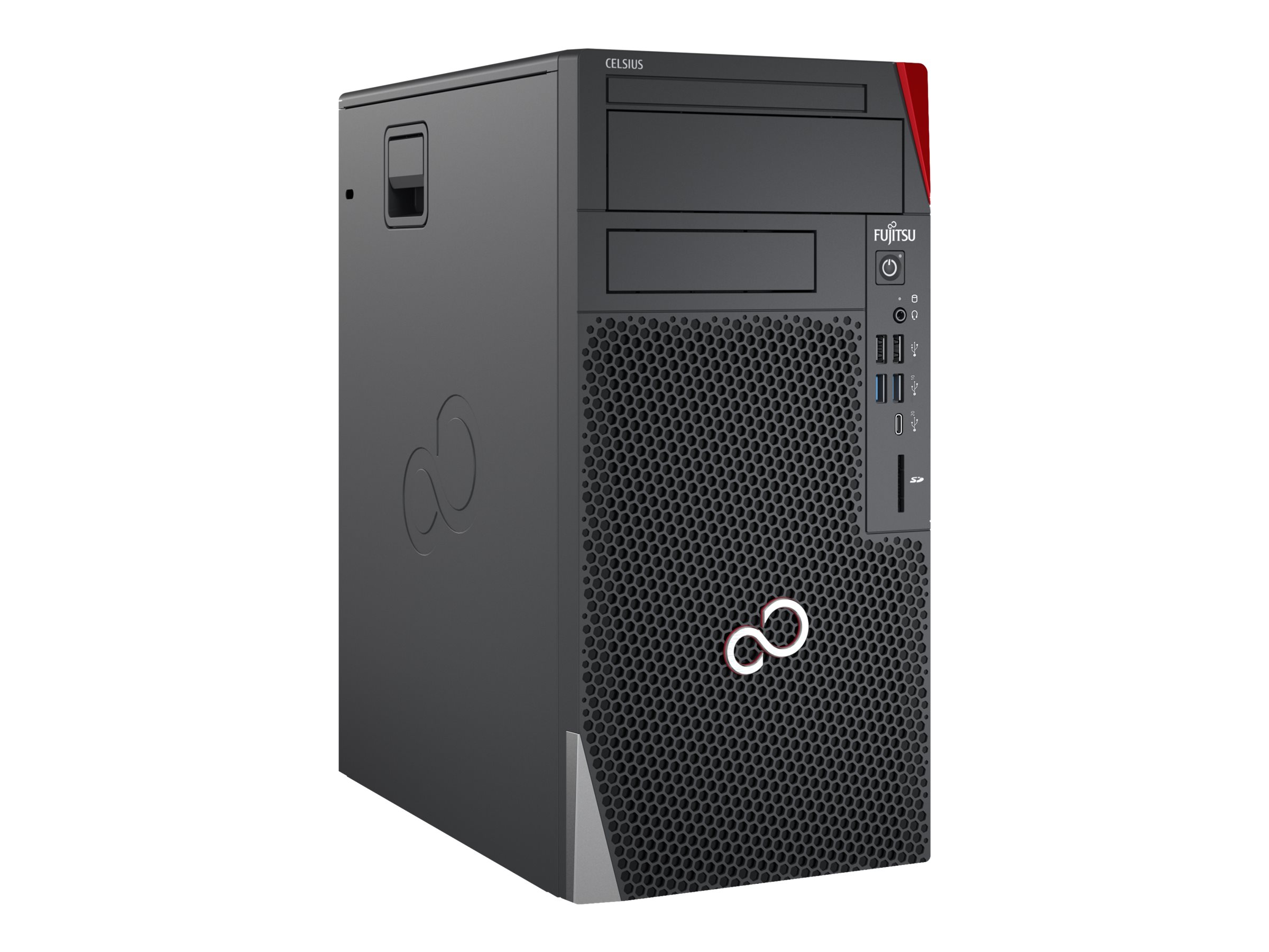 Fujitsu Celsius W5011 - Micro Tower - 1 x Core i7 11700K / 3.6 GHz