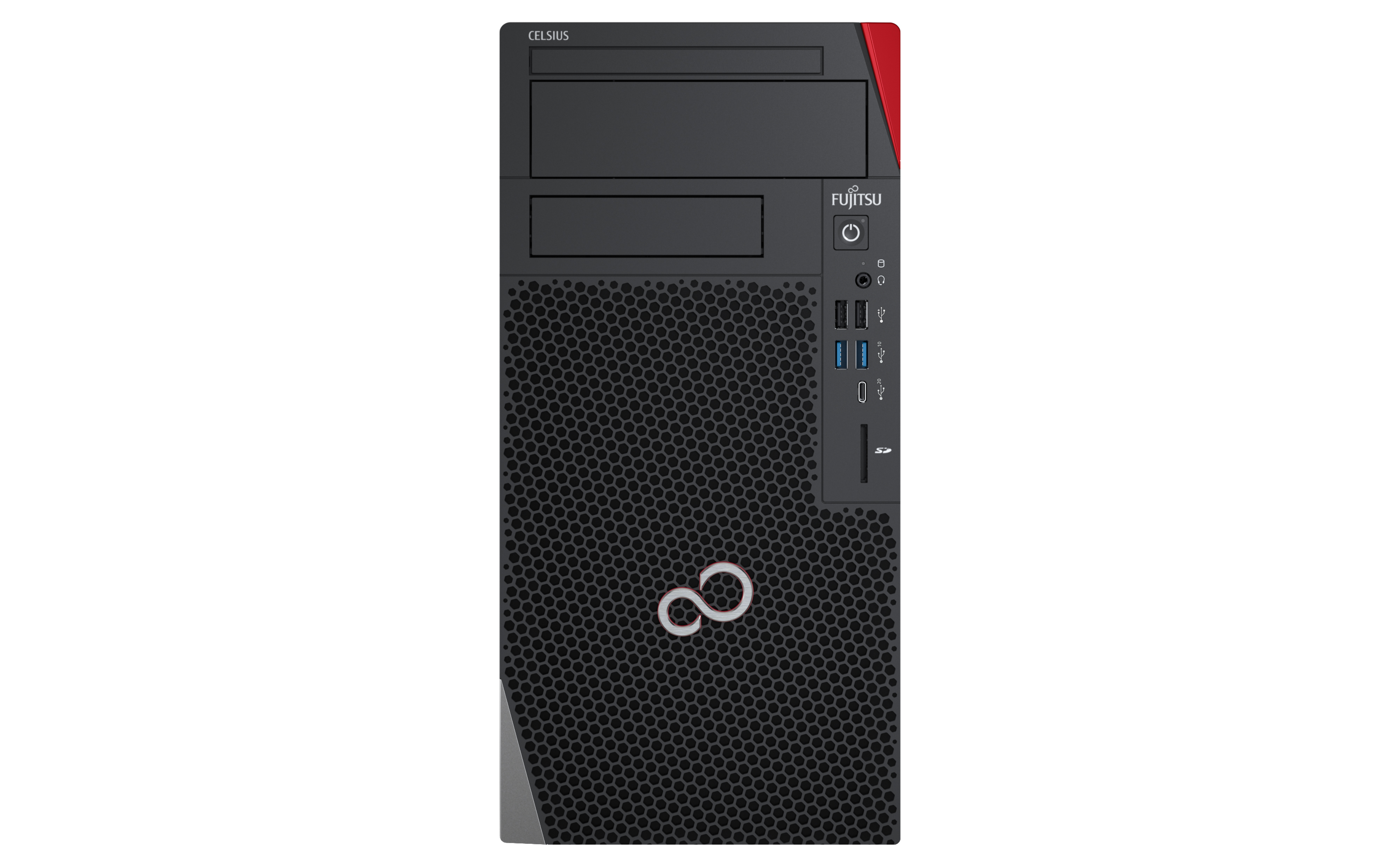 Fujitsu Celsius W5011 - Micro Tower - 1 x Core i7 11700K / 3.6 GHz