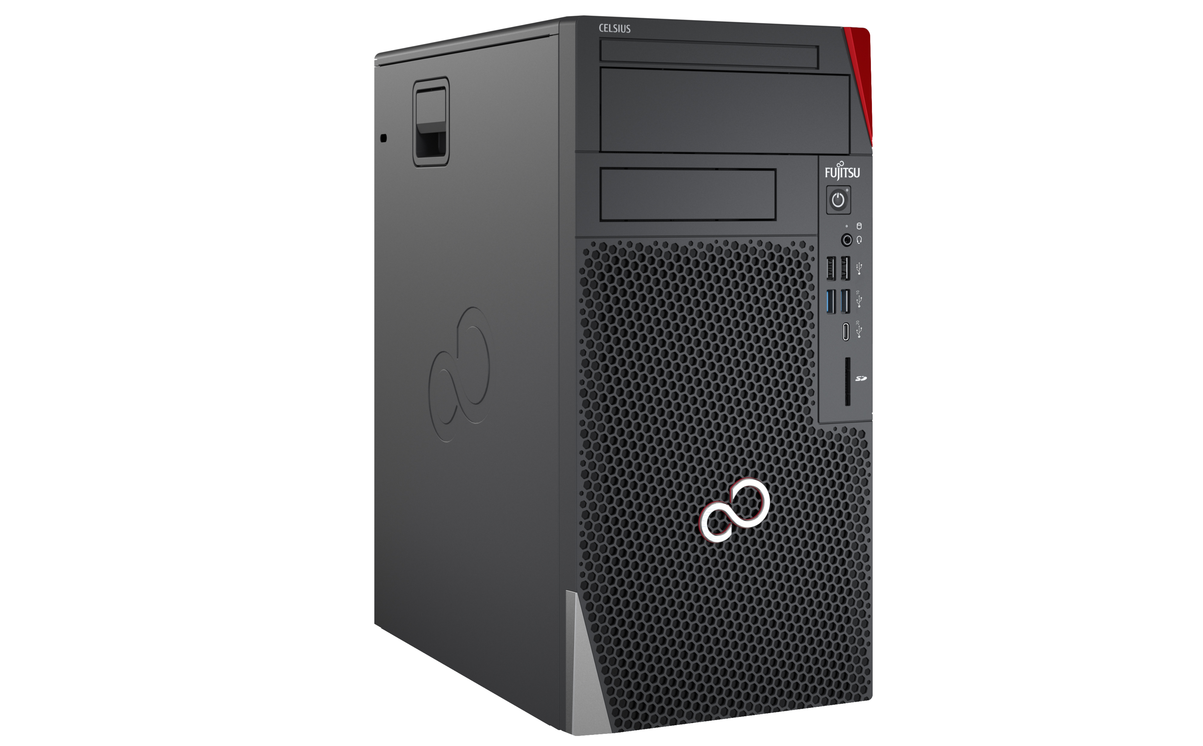 Fujitsu Celsius W5011 - Micro Tower - 1 x Core i7 11700K / 3.6 GHz