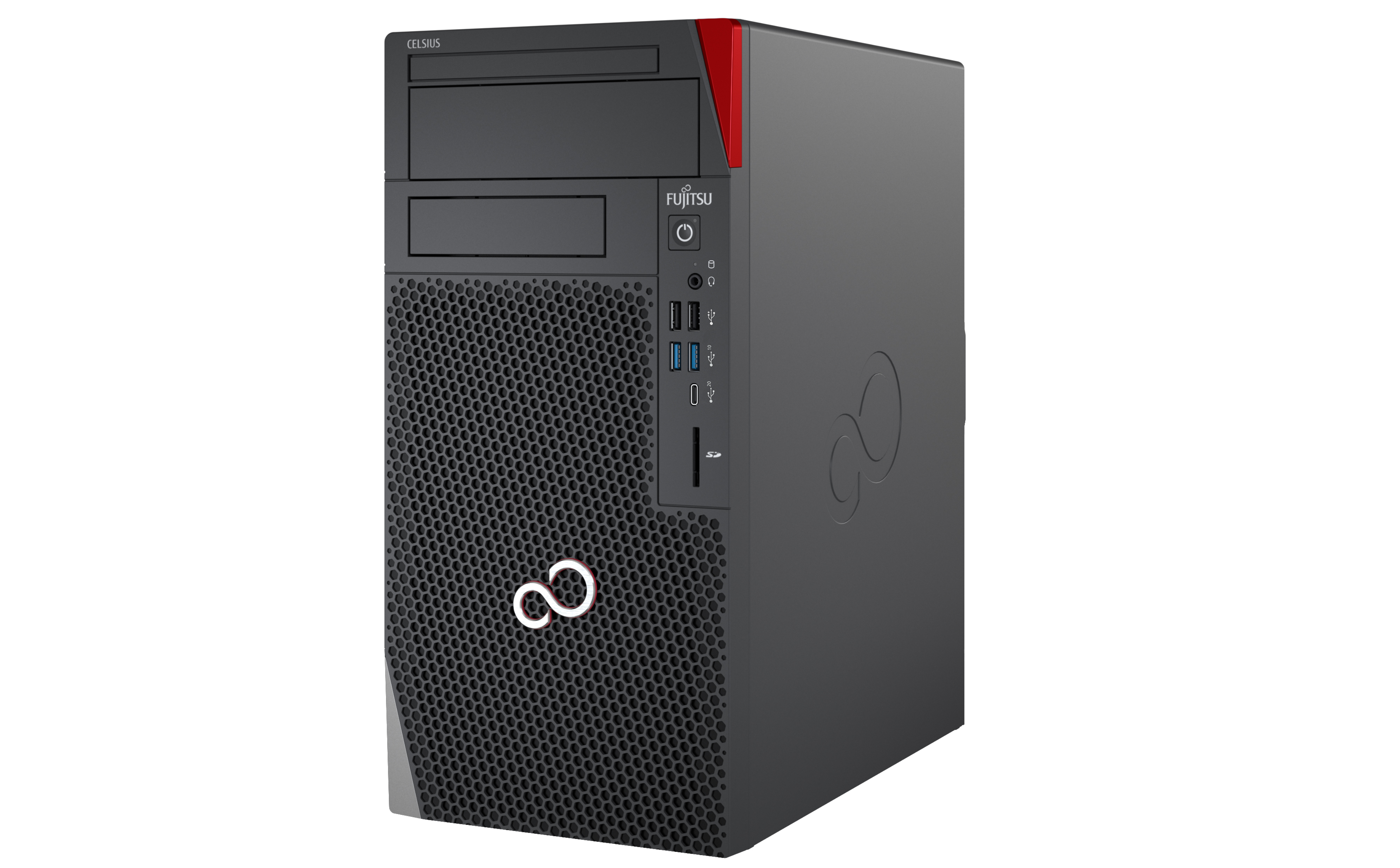 Fujitsu Celsius W5011 - Micro Tower - 1 x Core i7 11700K / 3.6 GHz