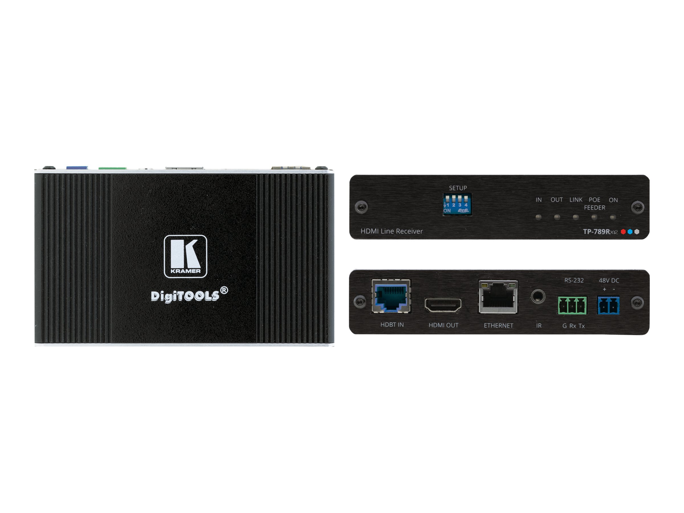 Kramer Electronics Kramer DigiTOOLS TP-789RXR - Video/Audio/Infrarot/seriell/Netzwerkextender