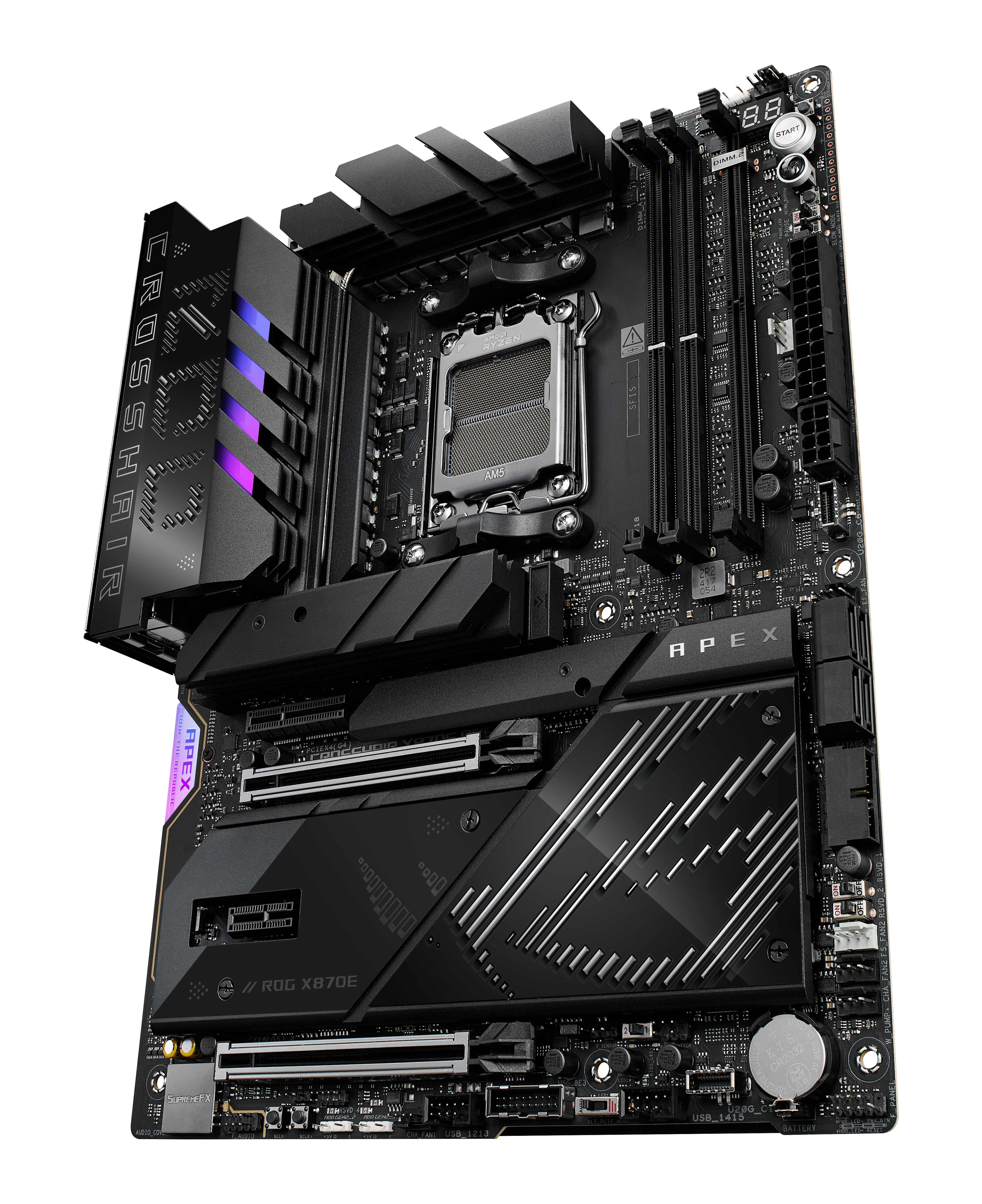 ASUS ROG CROSSHAIR X870E APEX AMD X870E Zcalo AM5 ATX