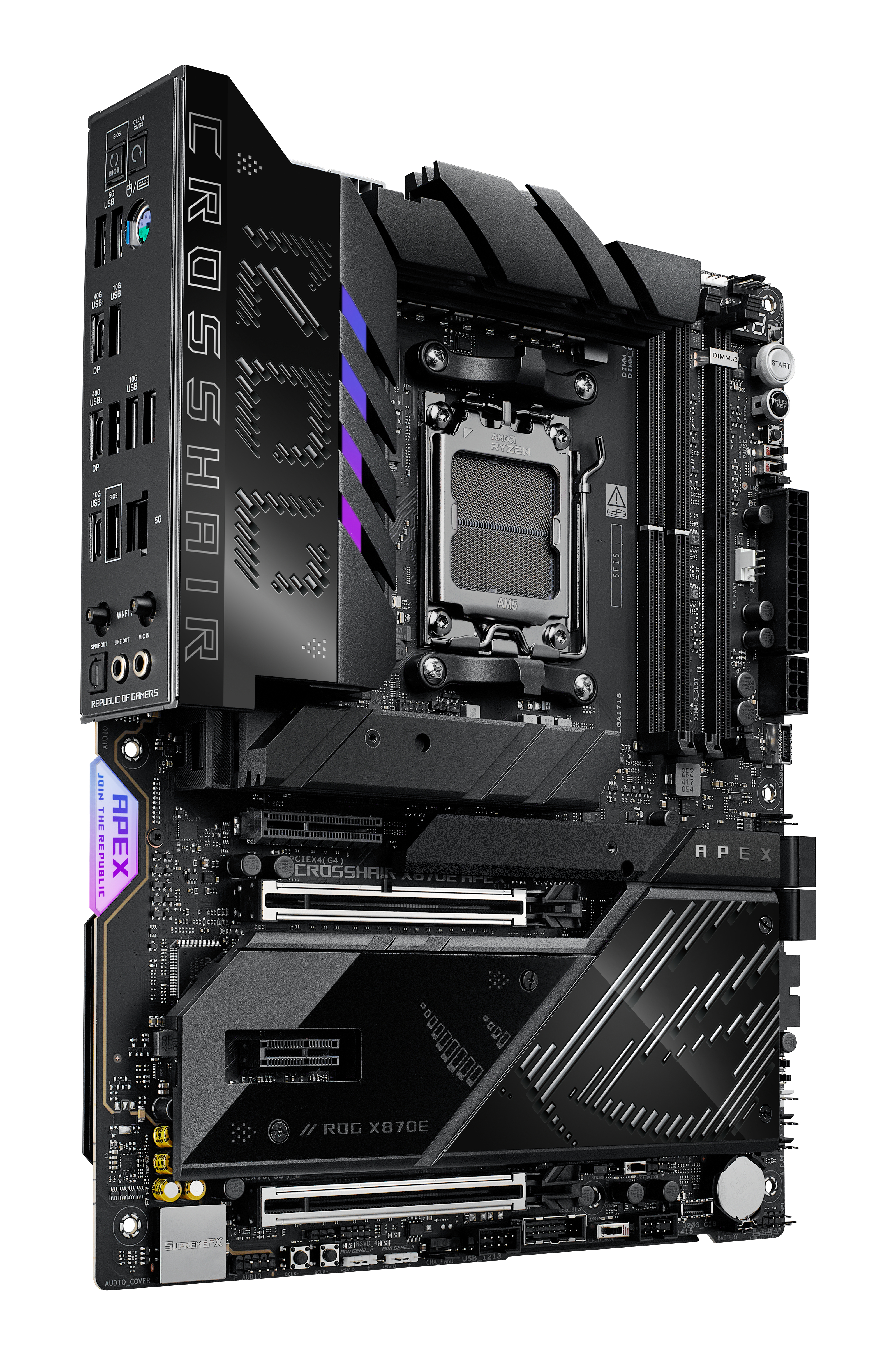 ASUS ROG CROSSHAIR X870E APEX AMD X870E Zcalo AM5 ATX