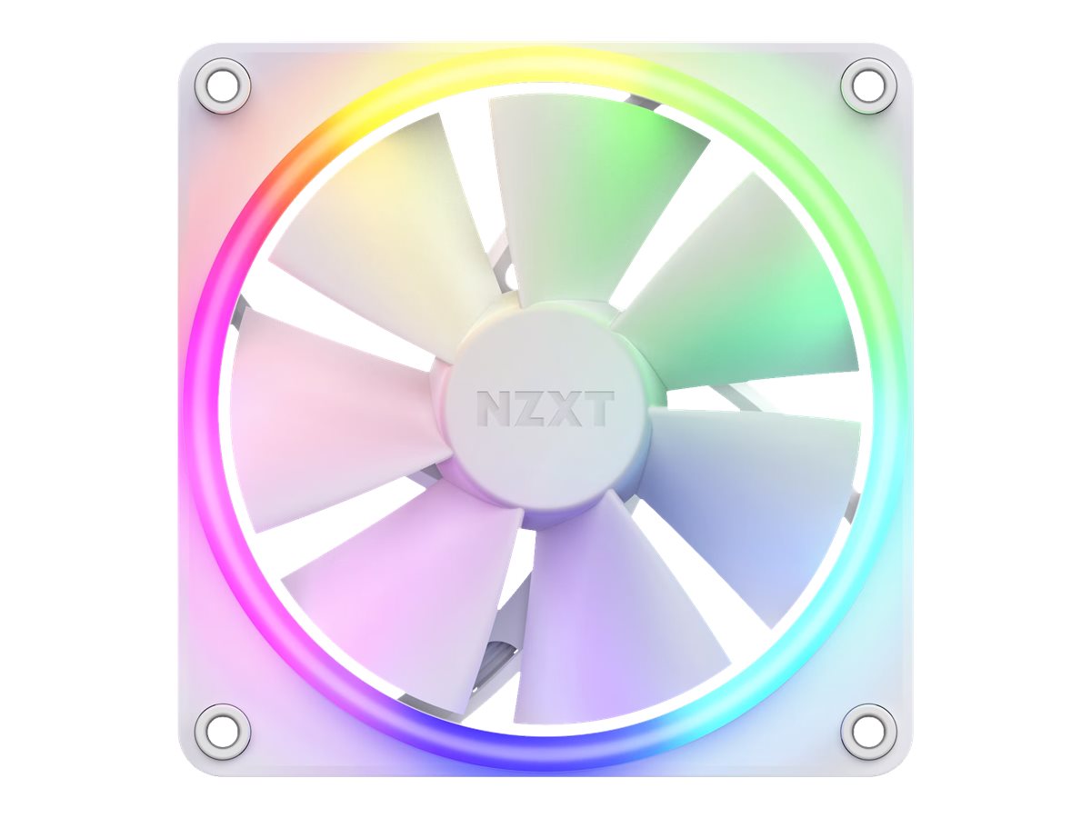 NZXT F120 RGB DUO Ventilateur 12 cm Blanc 1 pi�ce(s)