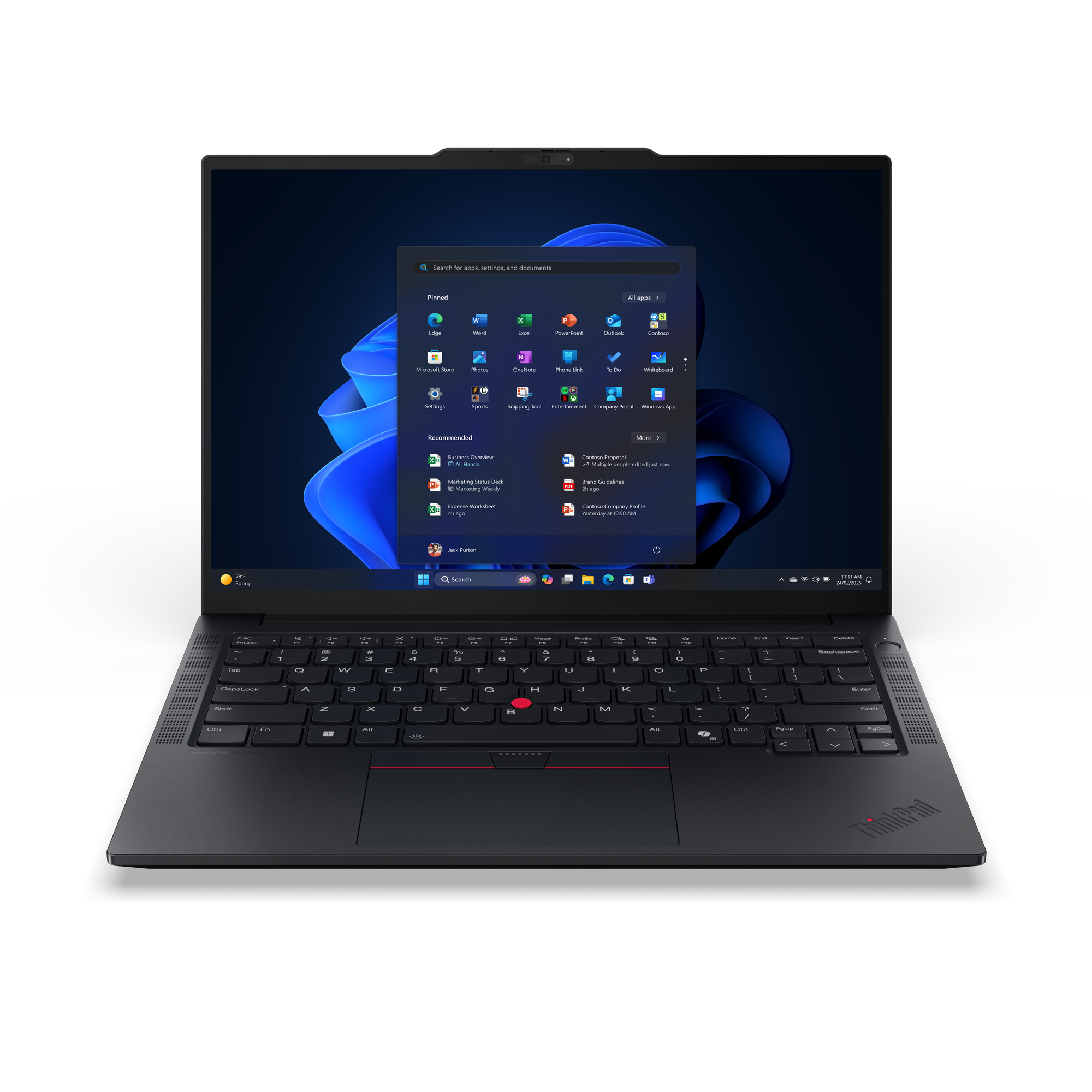 Lenovo ThinkPad E14 Gen 7 (AMD) AMD Ryzen 7 250 Ordinateur portable 35,6 cm (14) WUXGA 32 Go DDR5-SDRAM 1 To SSD Wi-Fi 6E (802.11ax) Windows 11 Pro Allemand Noir