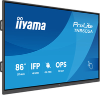 iiyama TN8605A-B1AG Signage Display Interactive flat panel 2.17 m (85.6) 500 cd/m� 4K Ultra HD Black Touchscreen