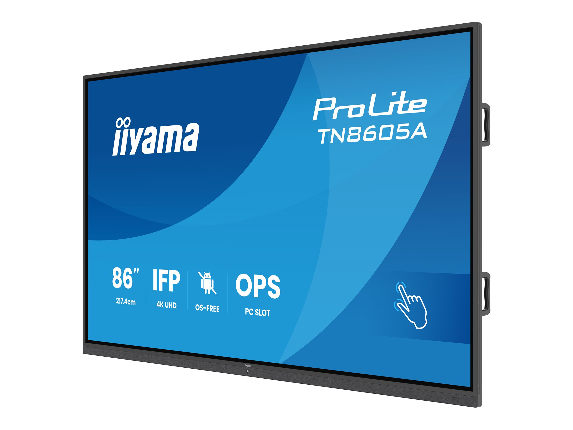 iiyama TN8605A-B1AG Signage Display Interactive flat panel 2.17 m (85.6) 500 cd/m� 4K Ultra HD Black Touchscreen