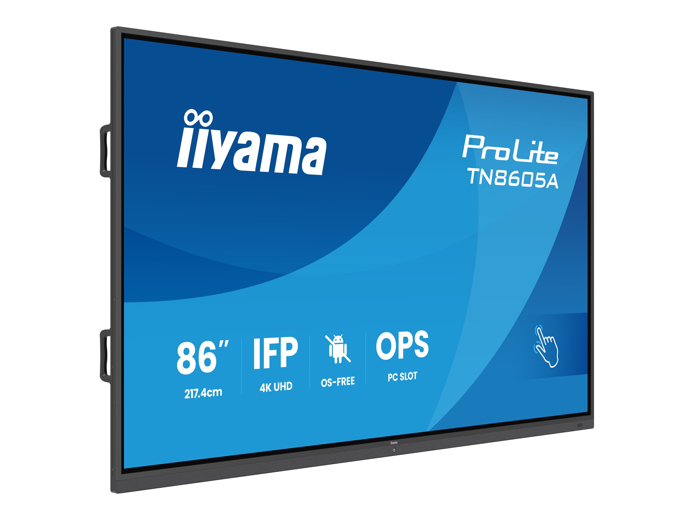 iiyama TN8605A-B1AG Signage Display Interactive flat panel 2.17 m (85.6) 500 cd/m� 4K Ultra HD Black Touchscreen