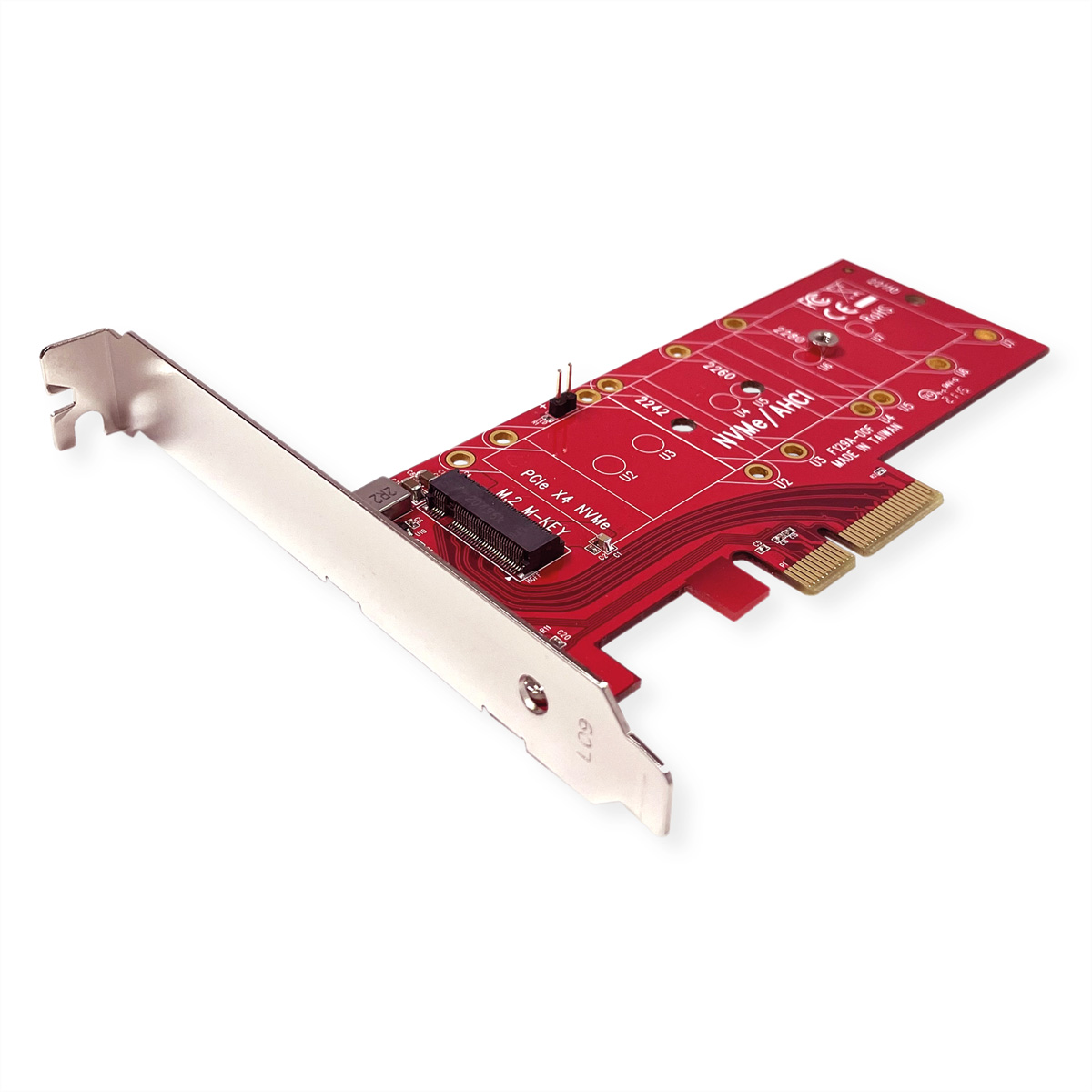 ROLINE Adapter PCIe4.0 x4 fuer PCIe-NVMe M.2 110mm SSD