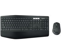 Logitech MK850 Performance Wireless Keyboard and Mouse Combo clavier Souris incluse Maison RF sans fil + Bluetooth QWERTY Anglais Noir
