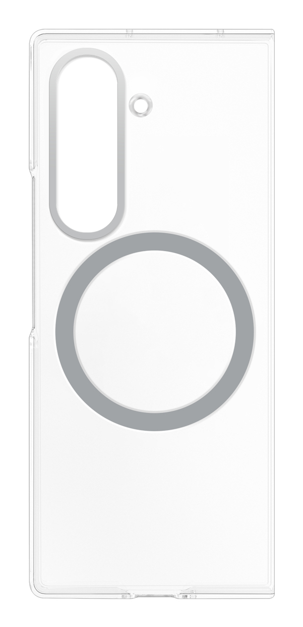 Samsung Coque transparente magntique (+ film de protection anti-reflet) pour Galaxy Z Fold7