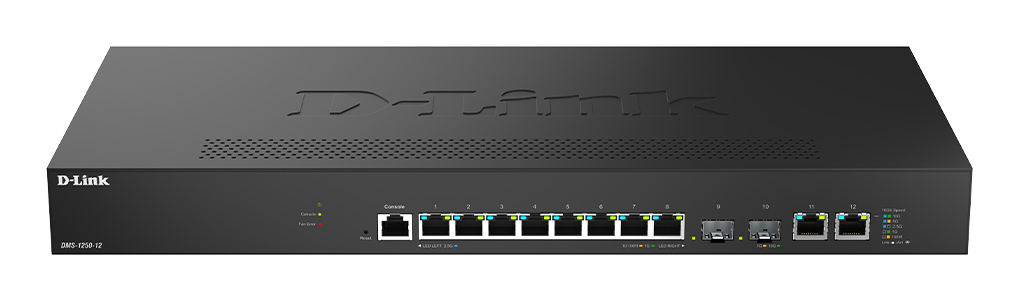 D-Link DMS-1250-12 - Switch - L2+ - Smart - 8