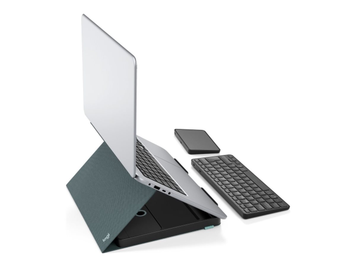 Logitech Casa Pop-Up Desk - Tastatur- und Touchpad-Set