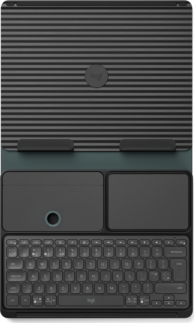 Logitech Casa Pop-Up Desk - Tastatur- und Touchpad-Set