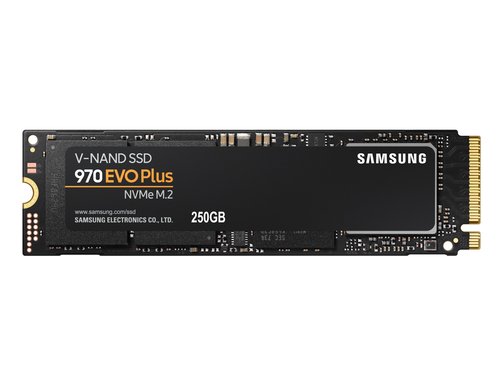 Samsung 970 EVO Plus MZ-V7S500 - SSD - verschlsselt - 500 GB - intern - M.2 2280 - PCIe 3.0 x4 (NVMe)