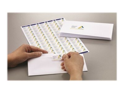 Avery L7651-25 addressing label White Self-adhesive label