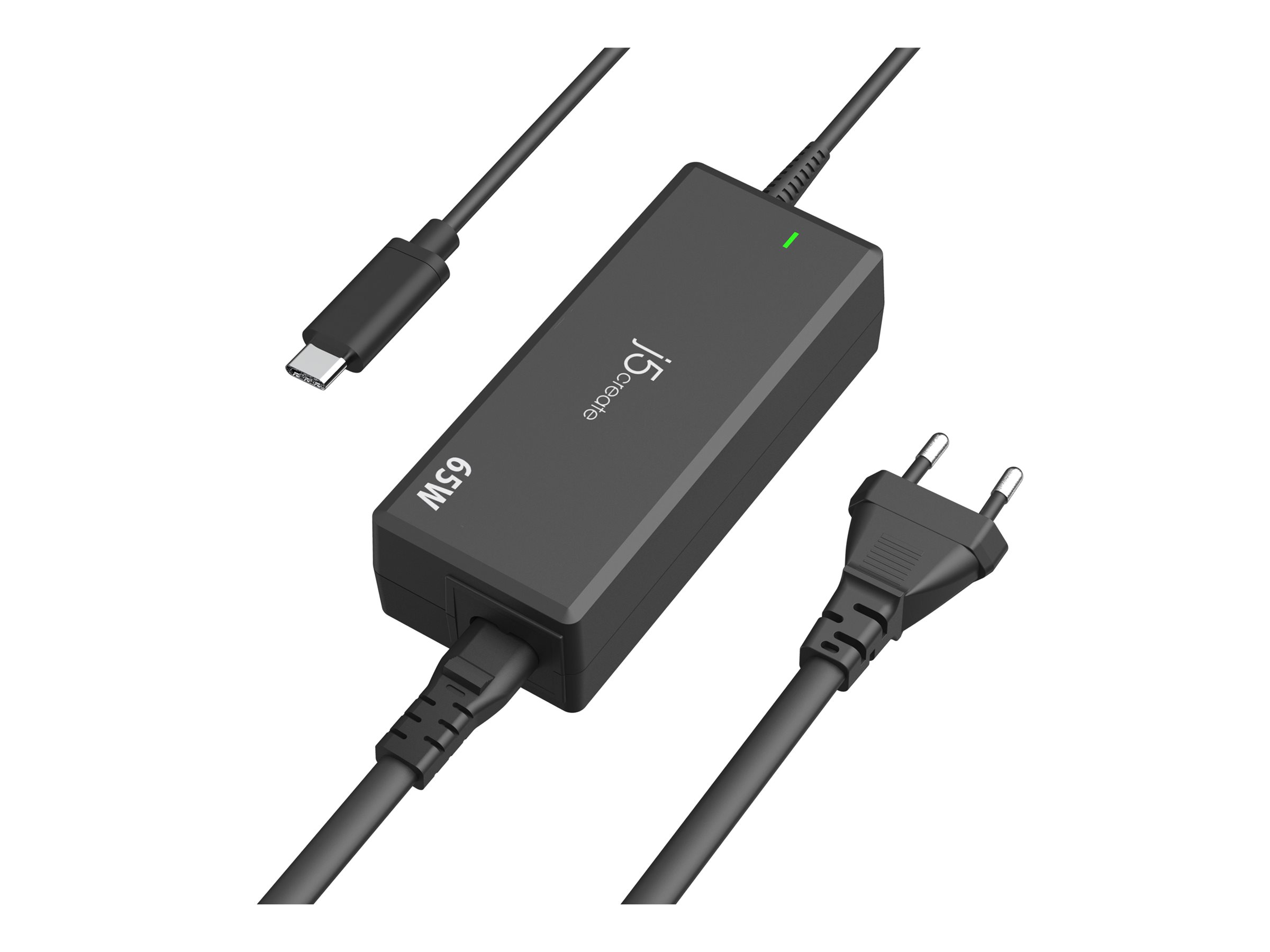 j5create Adaptador de Corriente USB-C� PD de 65W