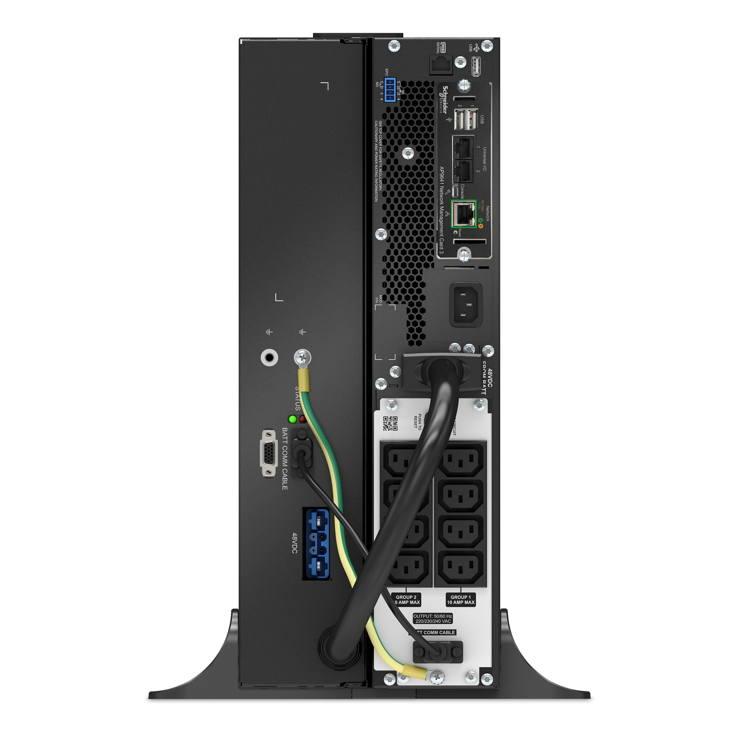 APC SRTL1500RM4UXLI-NC gruppo di continuit� (UPS) Doppia conversione (online) 1,5 kVA 1350 W 8 presa(e) AC