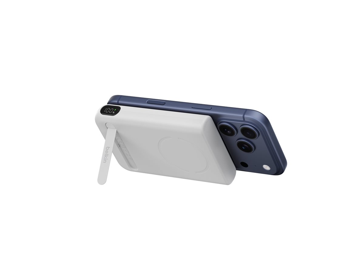 Belkin UltraCharge Pro - Induktive Power Bank - mit magnetischem Ring - 10000 mAh - 25 watt - Fast Charge (magnetisch, USB-C)