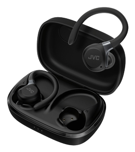 JVC HA-EC75T-B-U headphones/headset Wireless Ear-hook Sports Bluetooth Black
