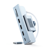 Satechi USB-C Clamp Hub fr iMac 24 blau