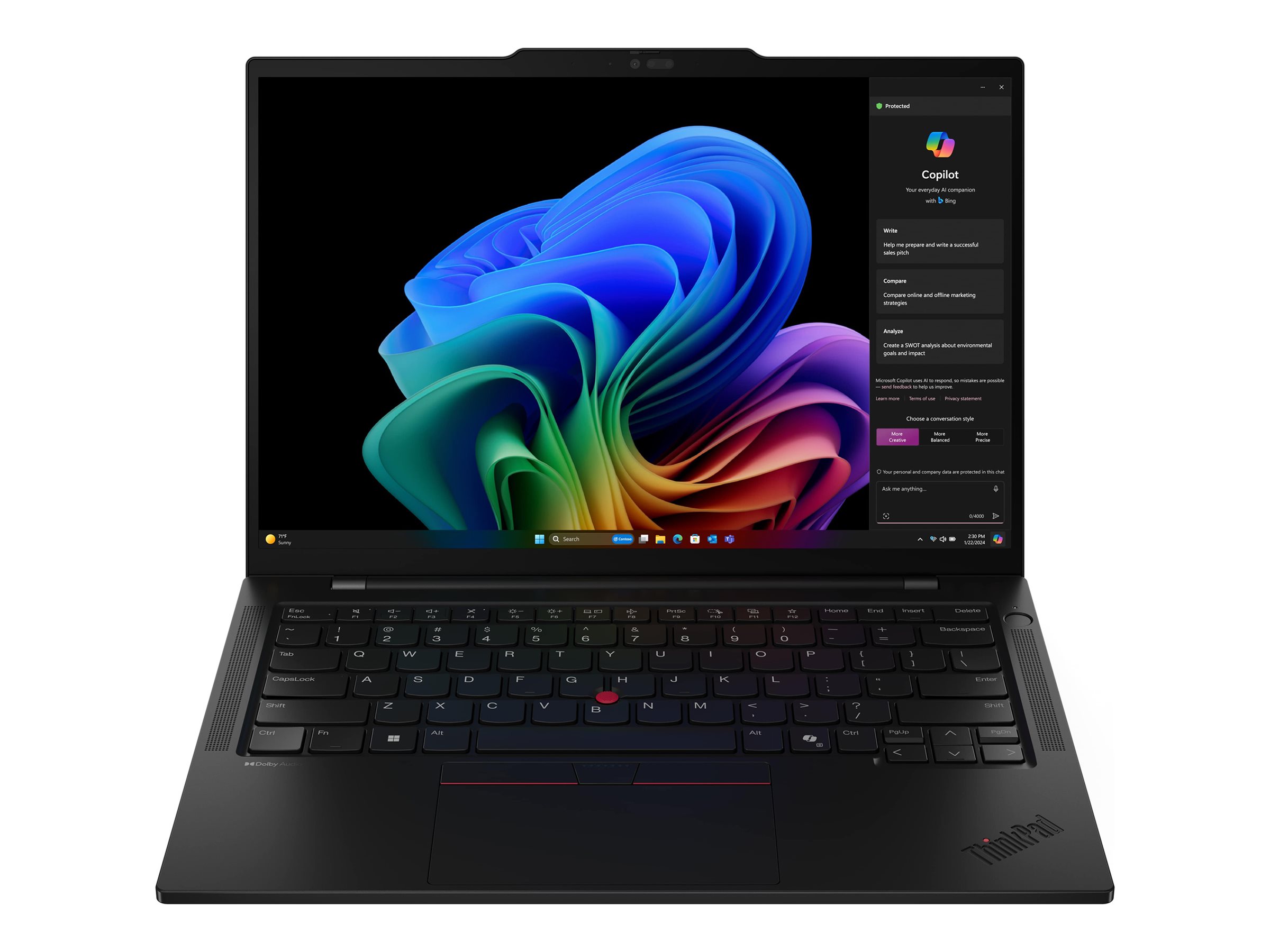 Lenovo ThinkPad T14s Gen 6 21R1 - 180�-Scharnierdesign - Intel Core Ultra 7 255U / 2 GHz - Win 11 Pro - Intel Graphics - 32 GB RAM - 1 TB SSD TCG Opal Encryption 2, NVMe, Performance - 35.6 cm (14)