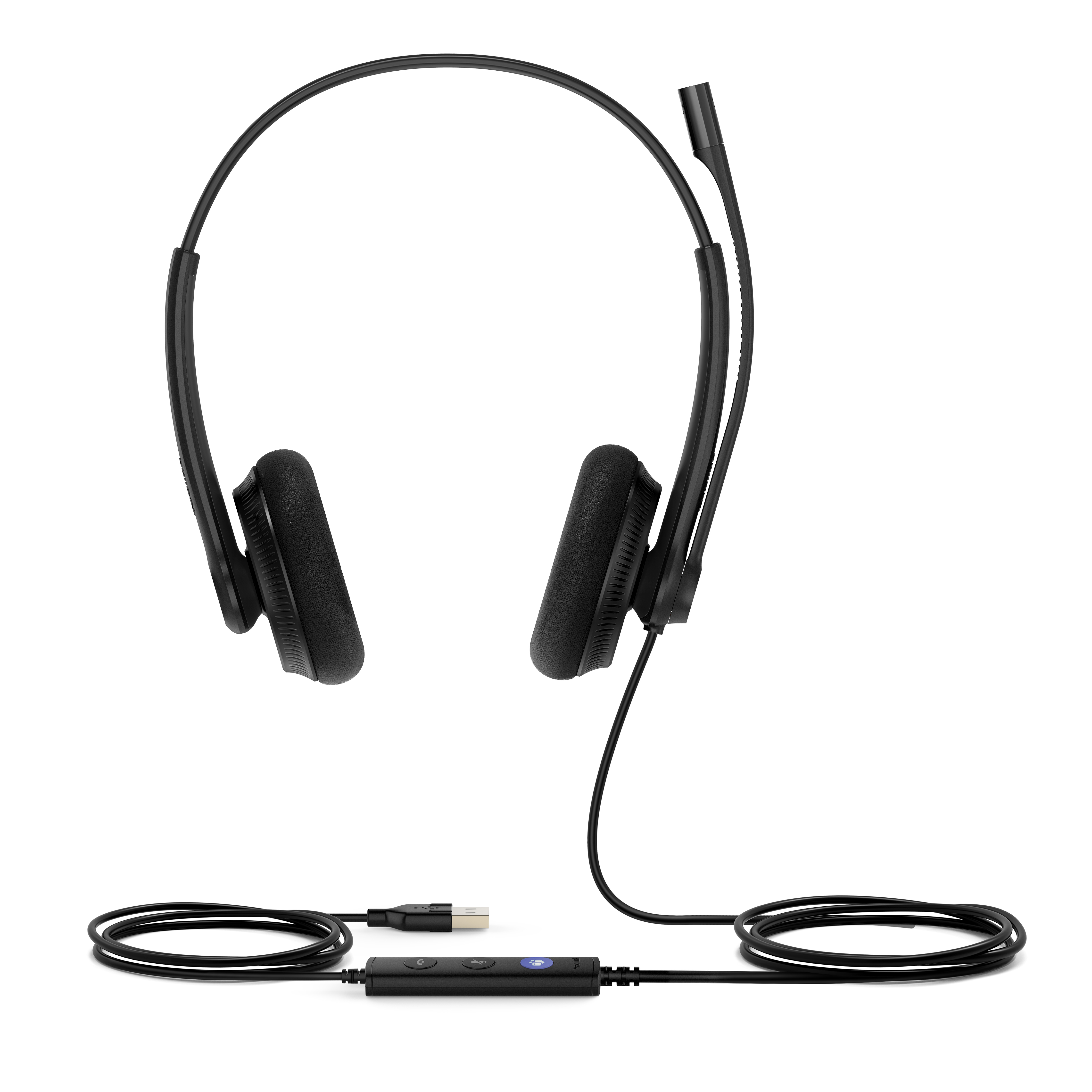 Yealink UH34 Lite Dual Teams Auriculares Al�mbrico Diadema Oficina/Centro de llamadas USB tipo A Negro
