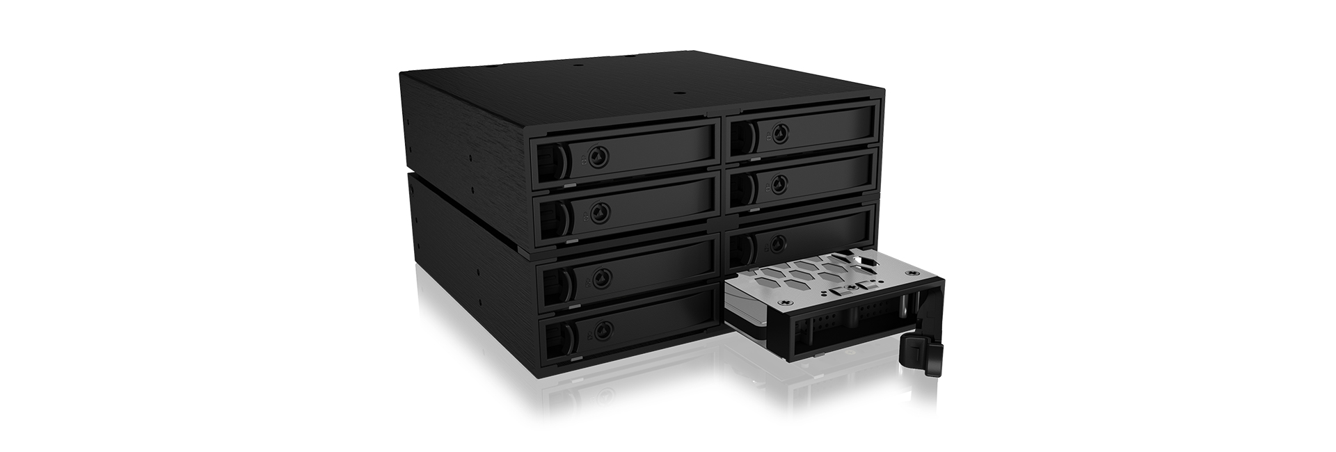 ICY BOX IB-2281SAS-12G disk array Black