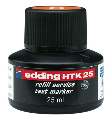 Edding HTK 25 ricarica per evidenziatori Arancione 25 ml 1 pz