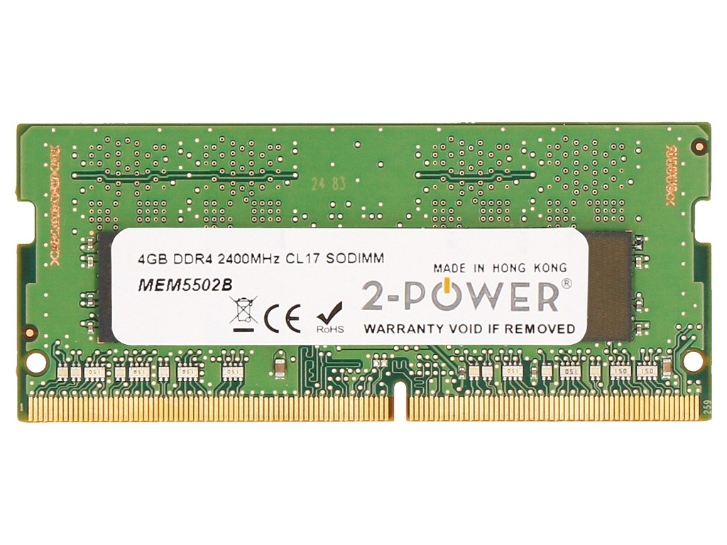 2-Power MEM5502B m�dulo de memoria 4 GB 1 x 4 GB DDR4