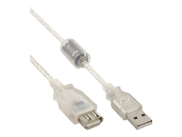 InLine 34605Q cble USB 5 m USB 2.0 USB A Transparent