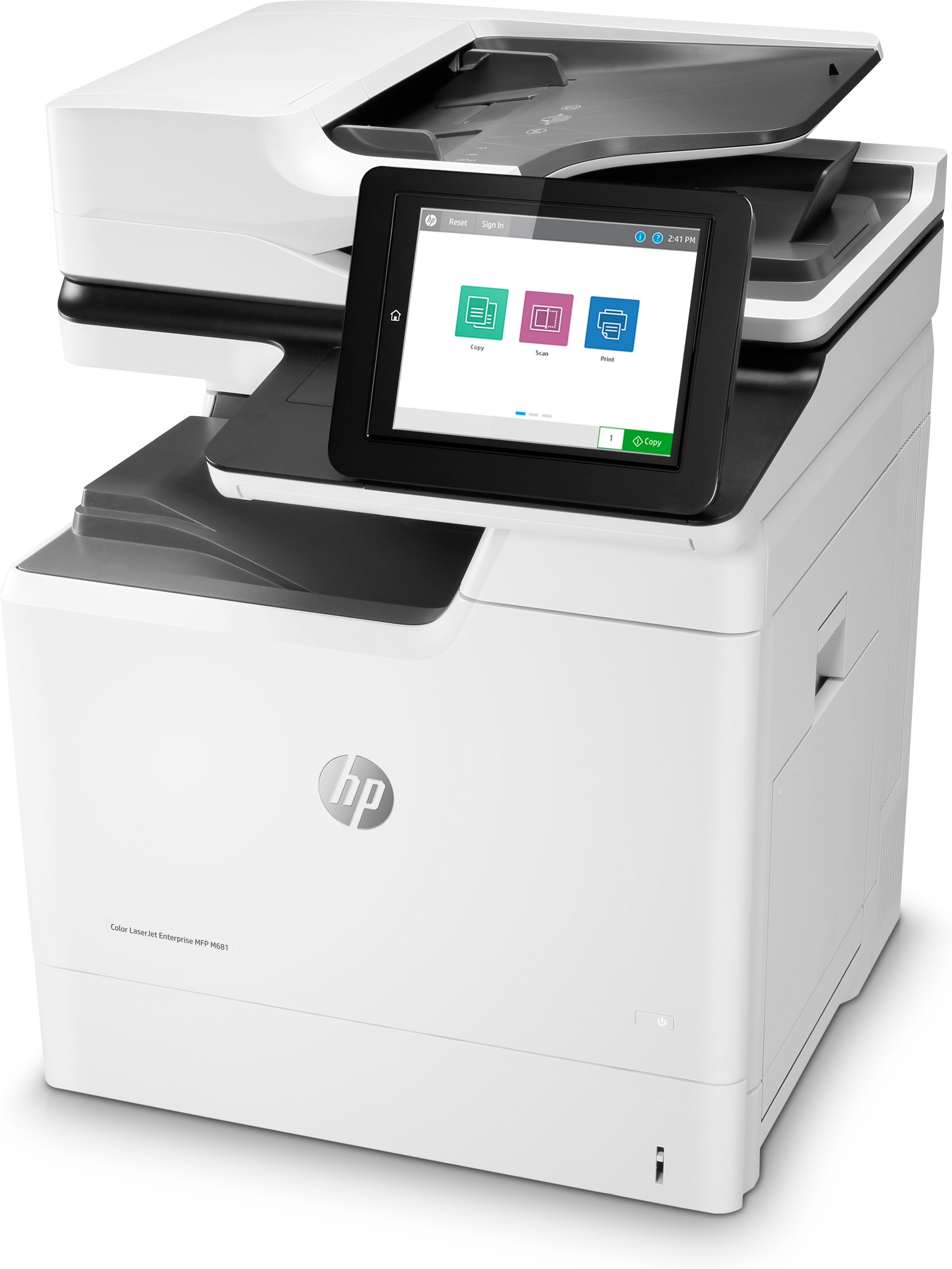HP Color LaserJet Enterprise MFP M681dh, Print, copy, scan
