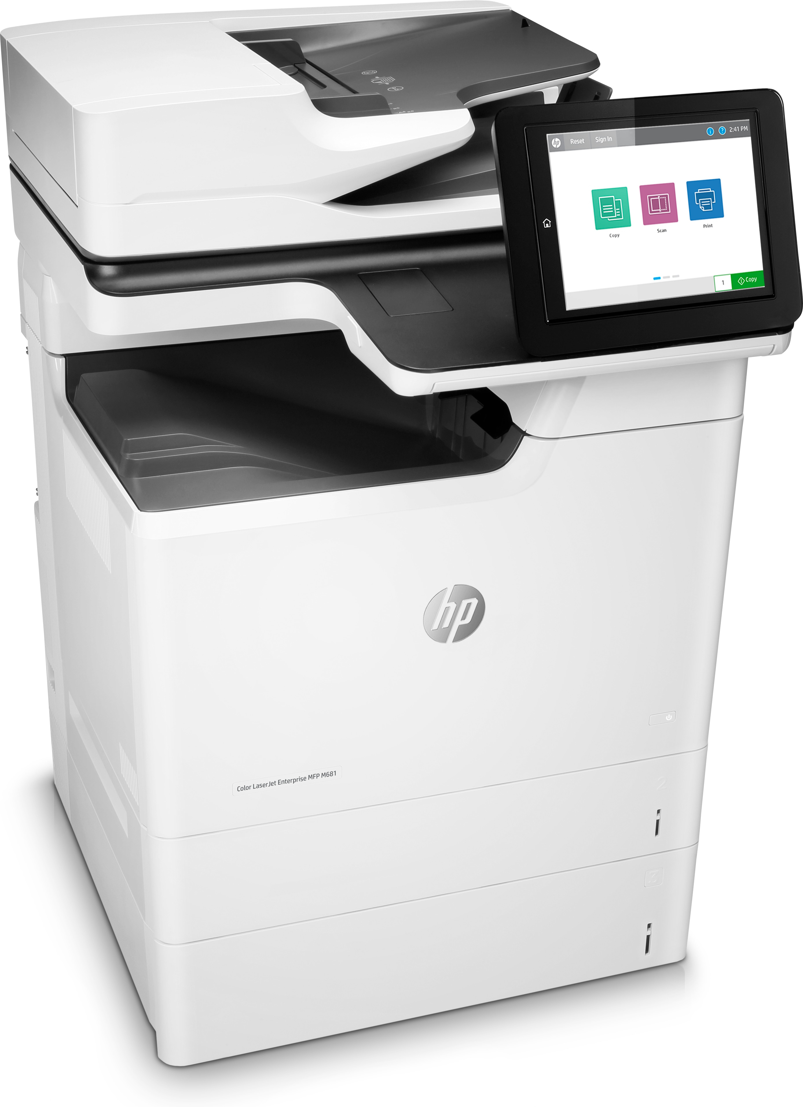 HP Color LaserJet Enterprise MFP M681dh, Print, copy, scan