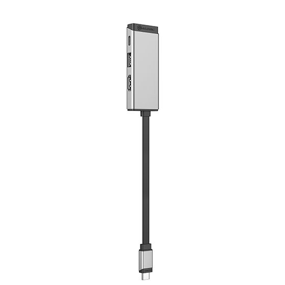 Alogic ULCHDACPD-SGR - USB 3.2 Gen 1 (3.1 Gen 1) Type-C - 100 W - Silber - 60 Hz - HDMI - USB 3.2 Gen 1 (3.1 Gen 1) Type-A - USB 3.2 Gen 1 (3.1 Gen 1) Type-C - 11 mm