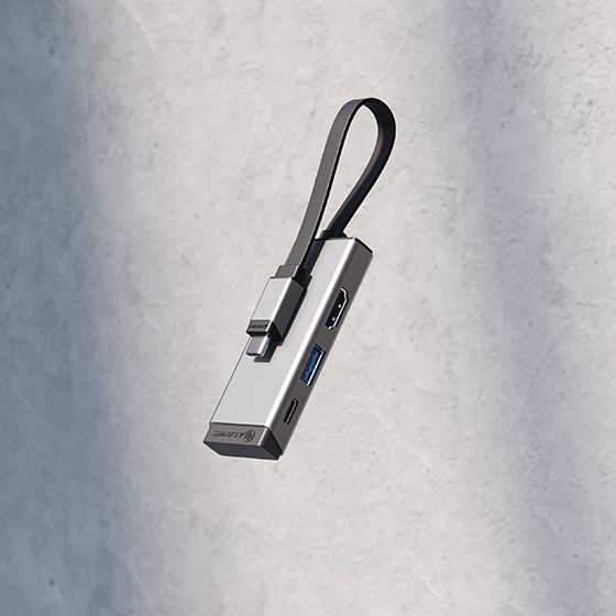Alogic ULCHDACPD-SGR - USB 3.2 Gen 1 (3.1 Gen 1) Type-C - 100 W - Silber - 60 Hz - HDMI - USB 3.2 Gen 1 (3.1 Gen 1) Type-A - USB 3.2 Gen 1 (3.1 Gen 1) Type-C - 11 mm