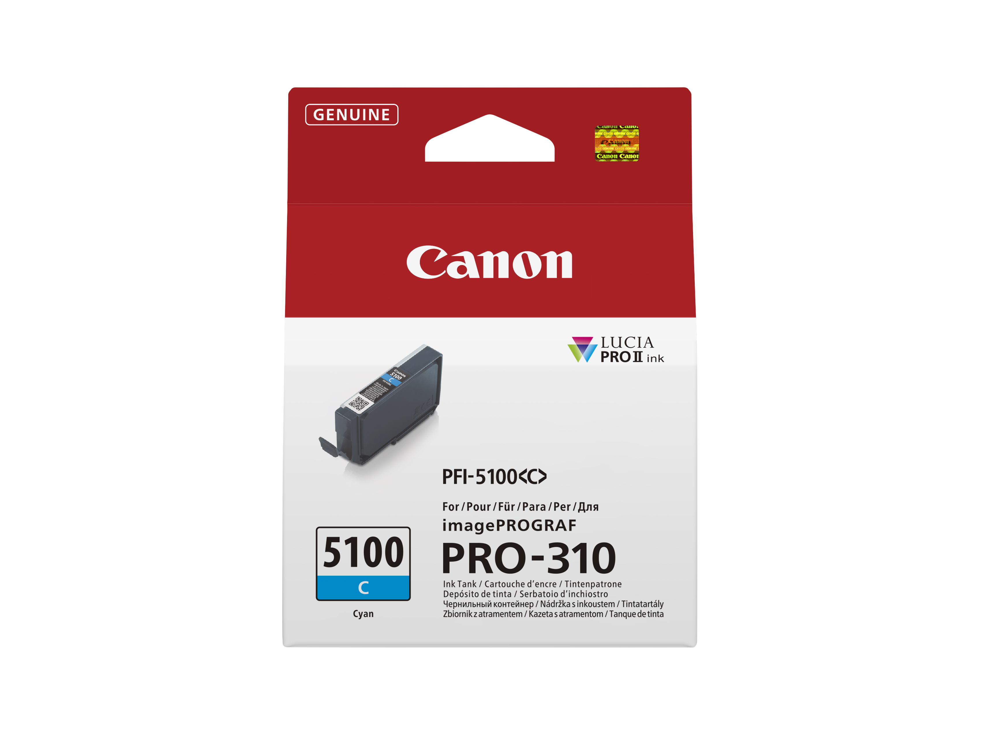 Canon PFI-5100 C - 14.4 ml - Cyan - original